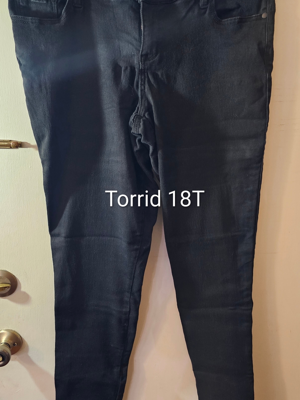 torrid Black Luxe Skinny Jeans